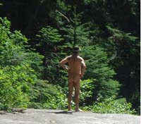 Naked Hiker. NOT Governor Sanford... as far as we know.
